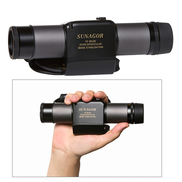 Sunagor 10-20x25 Zoom Monocular with Image Stabilisation